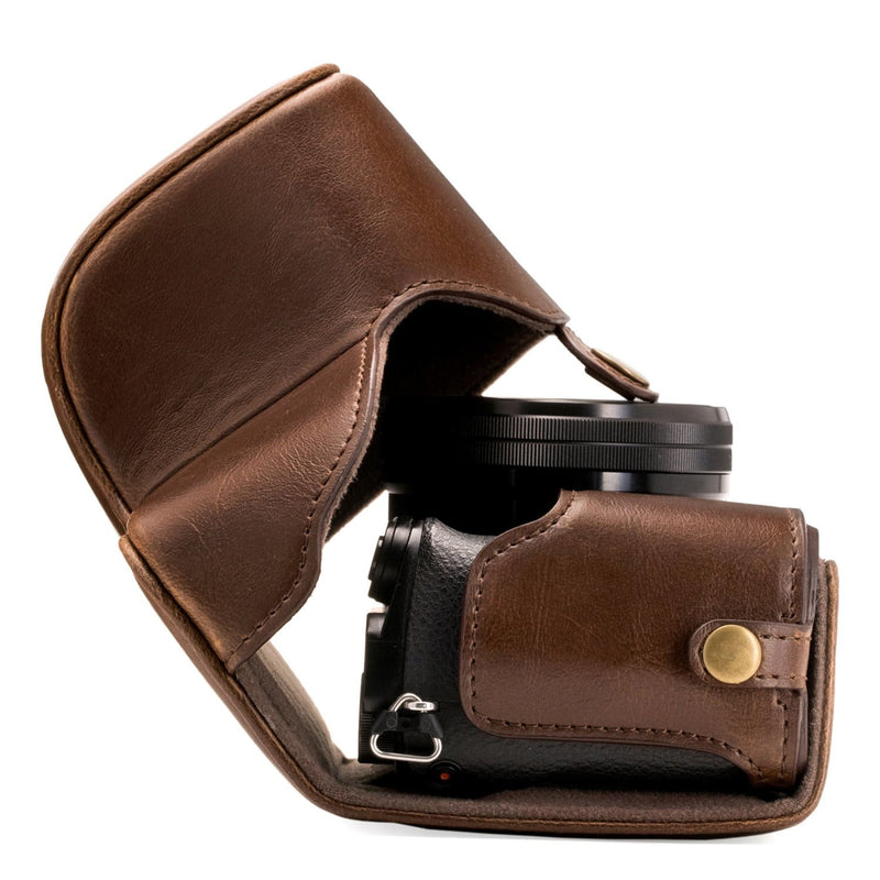 PU LEATHER CASE Bag Strap Camera for Sony alpha A6000 with 16-50mm Lens IDS  £14.83 - PicClick UK